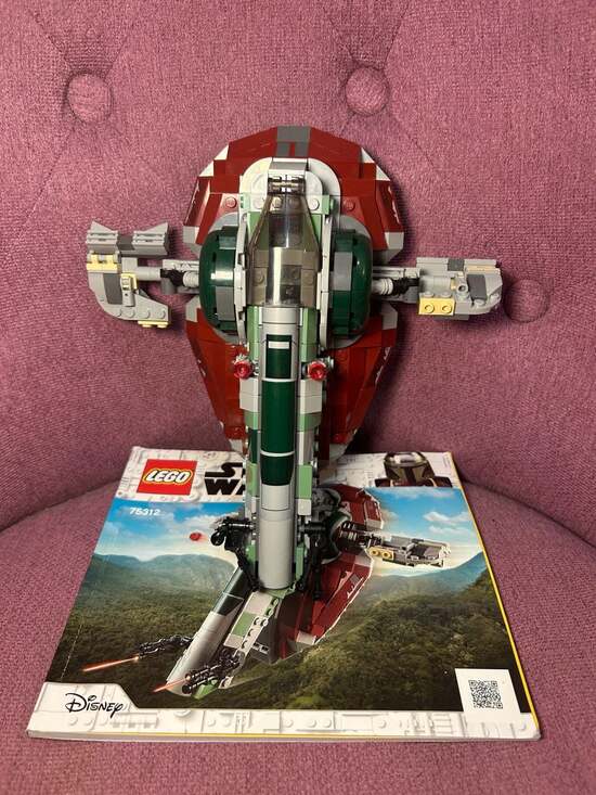 LEGO Other - LEGO Star Wars Boba Fett's Starship (75312) with Instructions (No Figs)